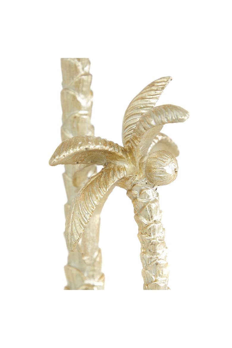 Palm Tree SculpturePolyresinGold, Alternate, color, GOLD