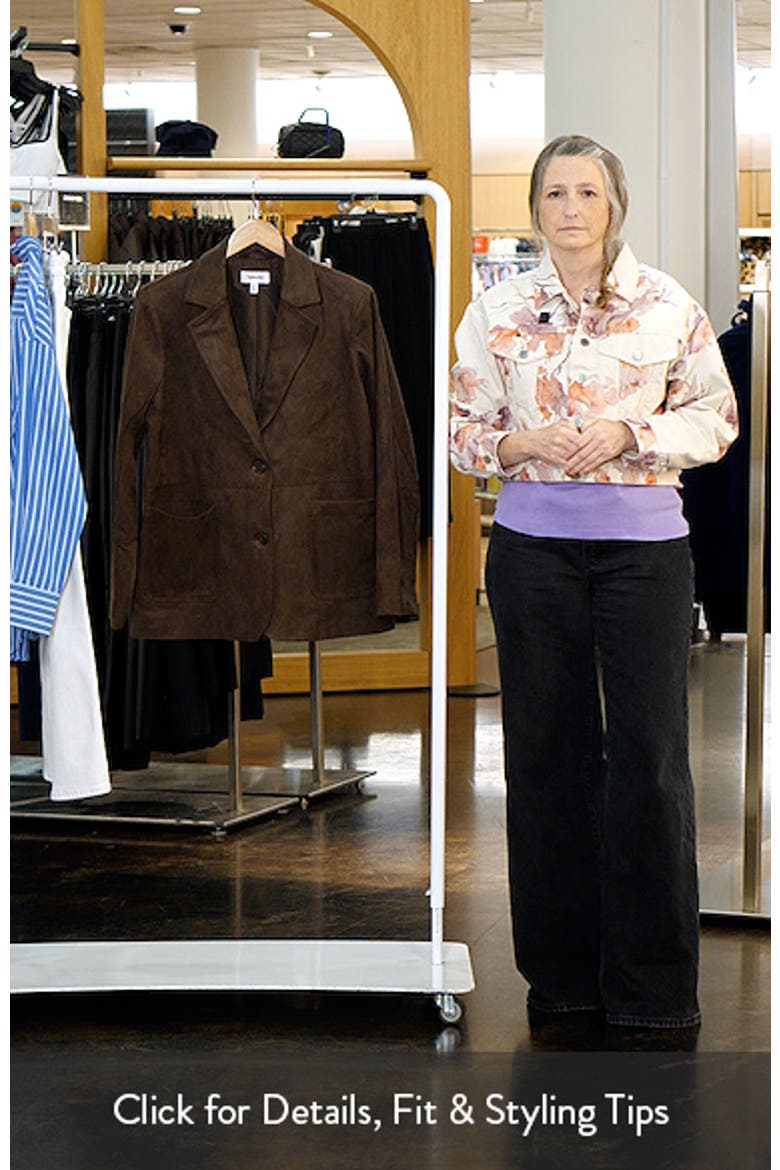 Ryder Faux Suede Blazer video