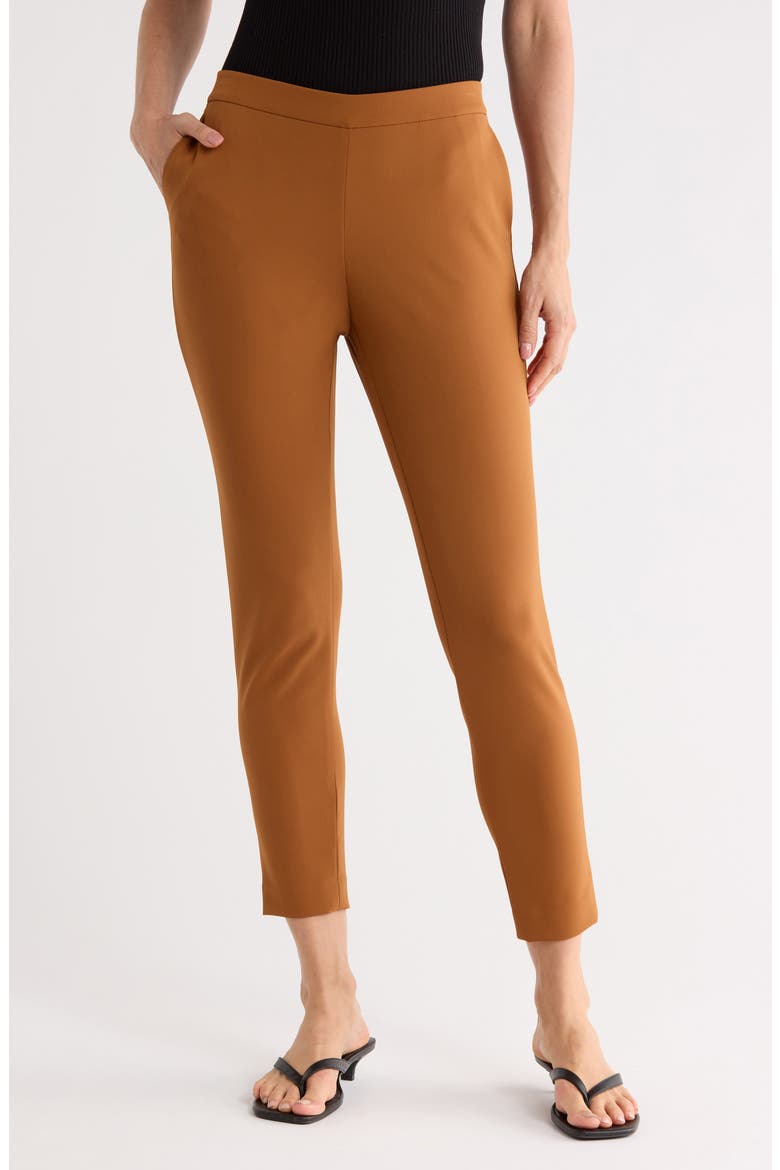 Murray Cotton Blend Crop Pants, Main, color, CAPPUCCINO