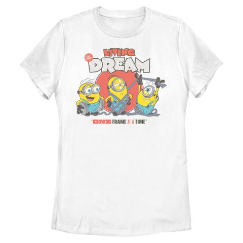 Juniors Minions & Monsters Living The Dream T Shirt