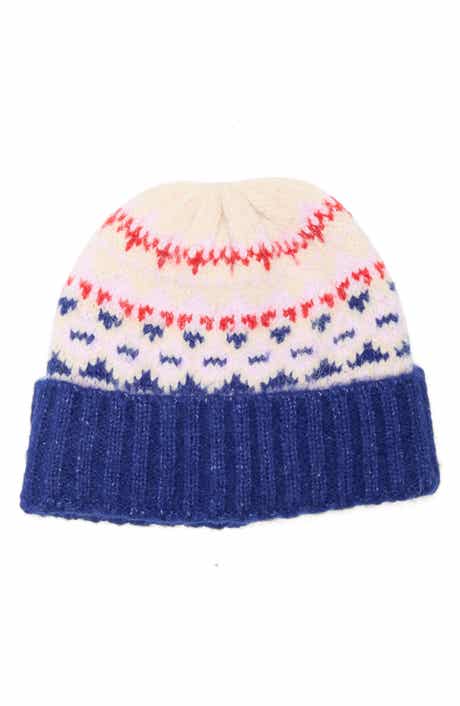 Vince Camuto Brushed Fair Isle Beanie