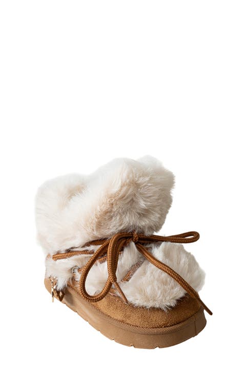 Kids' Faux Fur Trim Boot