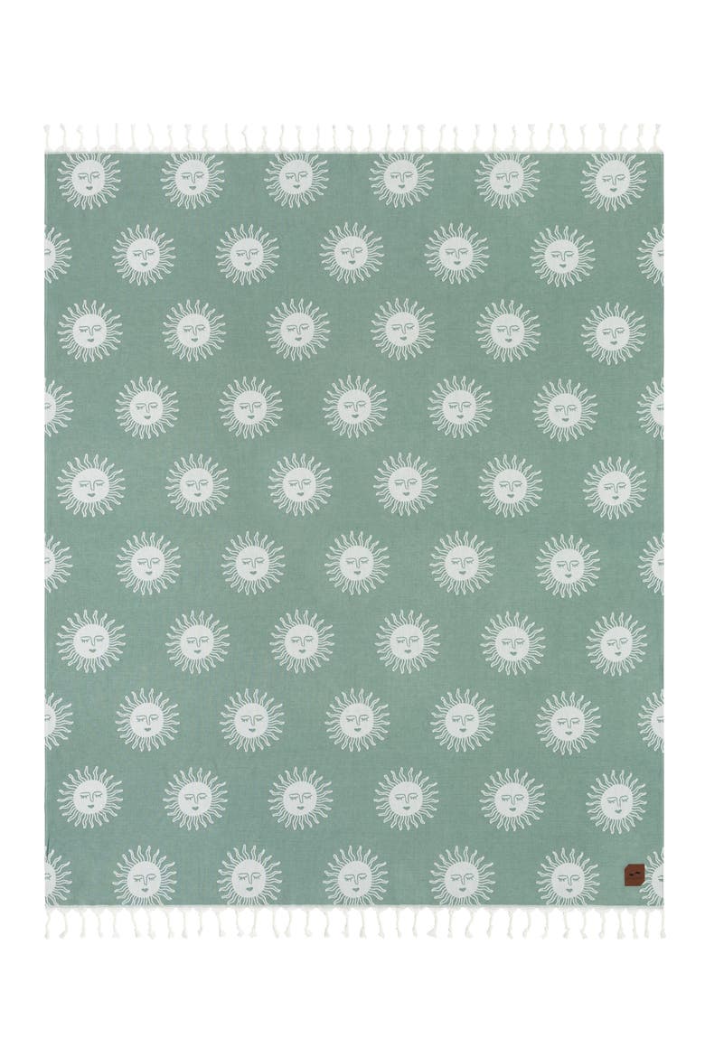 Slow Burn Beach Blanket, Main, color, SAGE
