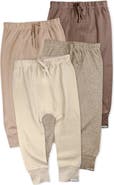 BUTTERBLU Kids' Jordan Assorted 4-Pack Organic Cotton Joggers