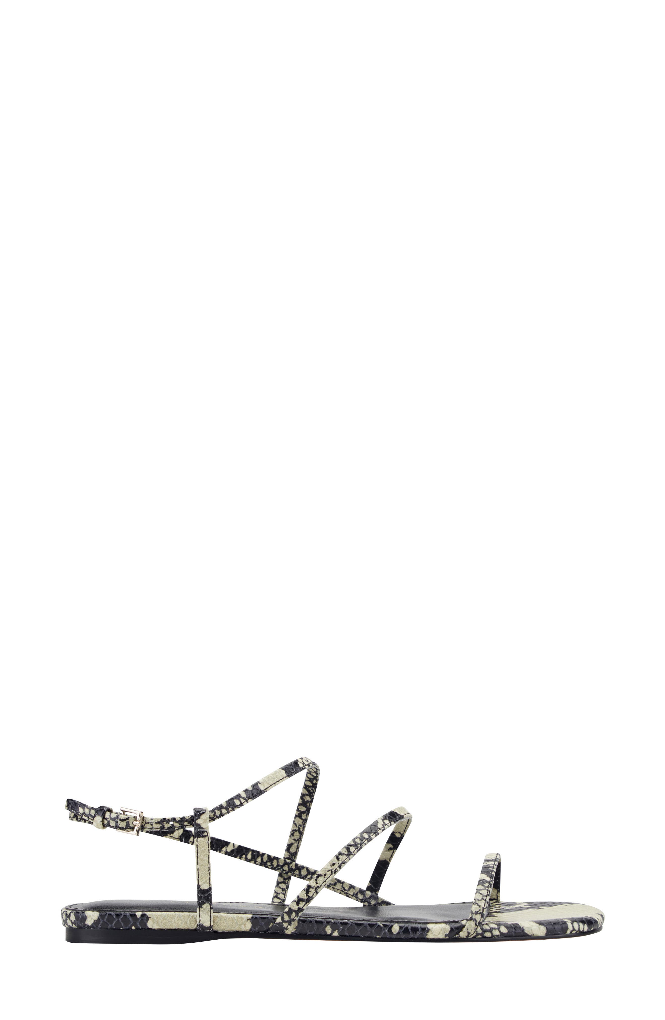 Elysha Slingback Sandal, Alternate, color, BONE SNAKE EMBOSSED