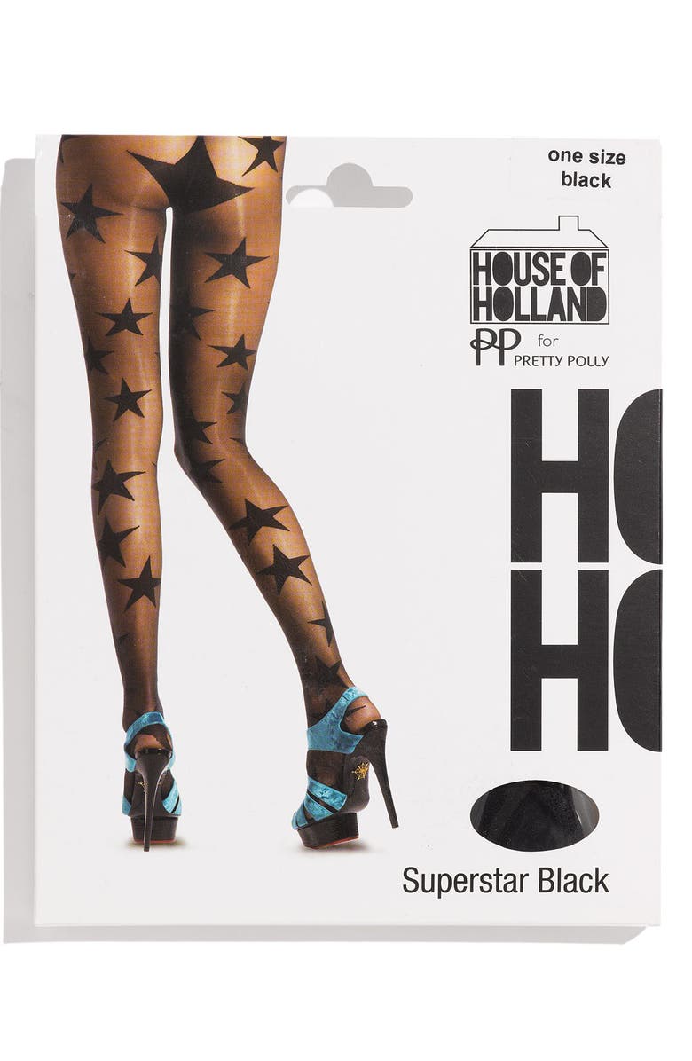 Pretty Polly 'House of Holland Superstar' Tights, Alternate, color,