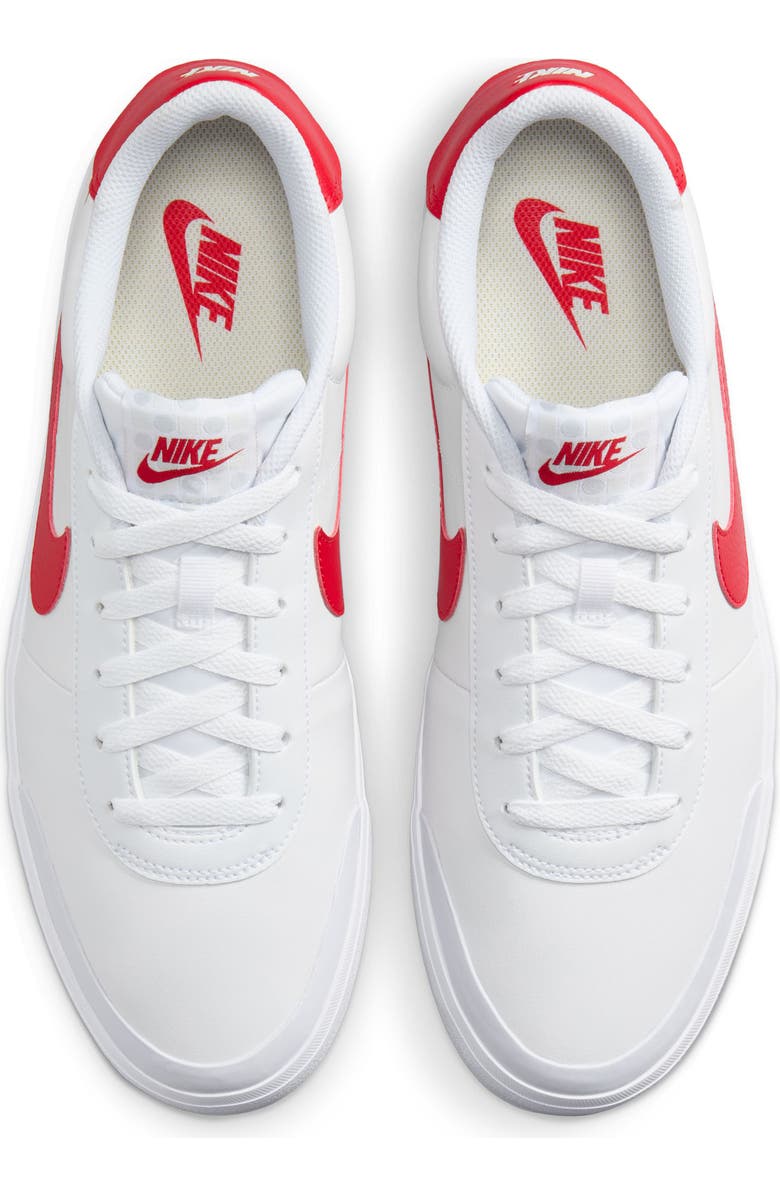 Nike Court Shot Low Top Sneaker, Alternate, color, White/ University Red