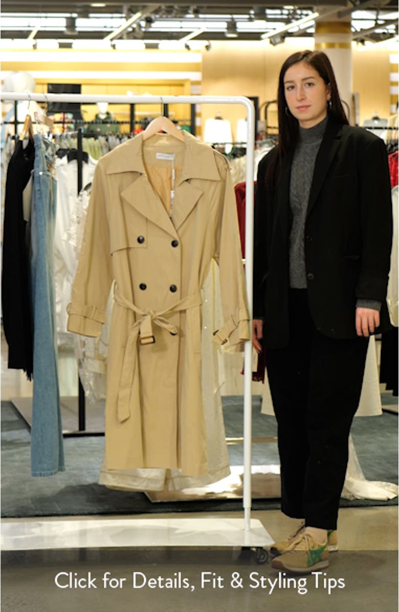 Trina Belted Trench Coat, sales video thumbnail