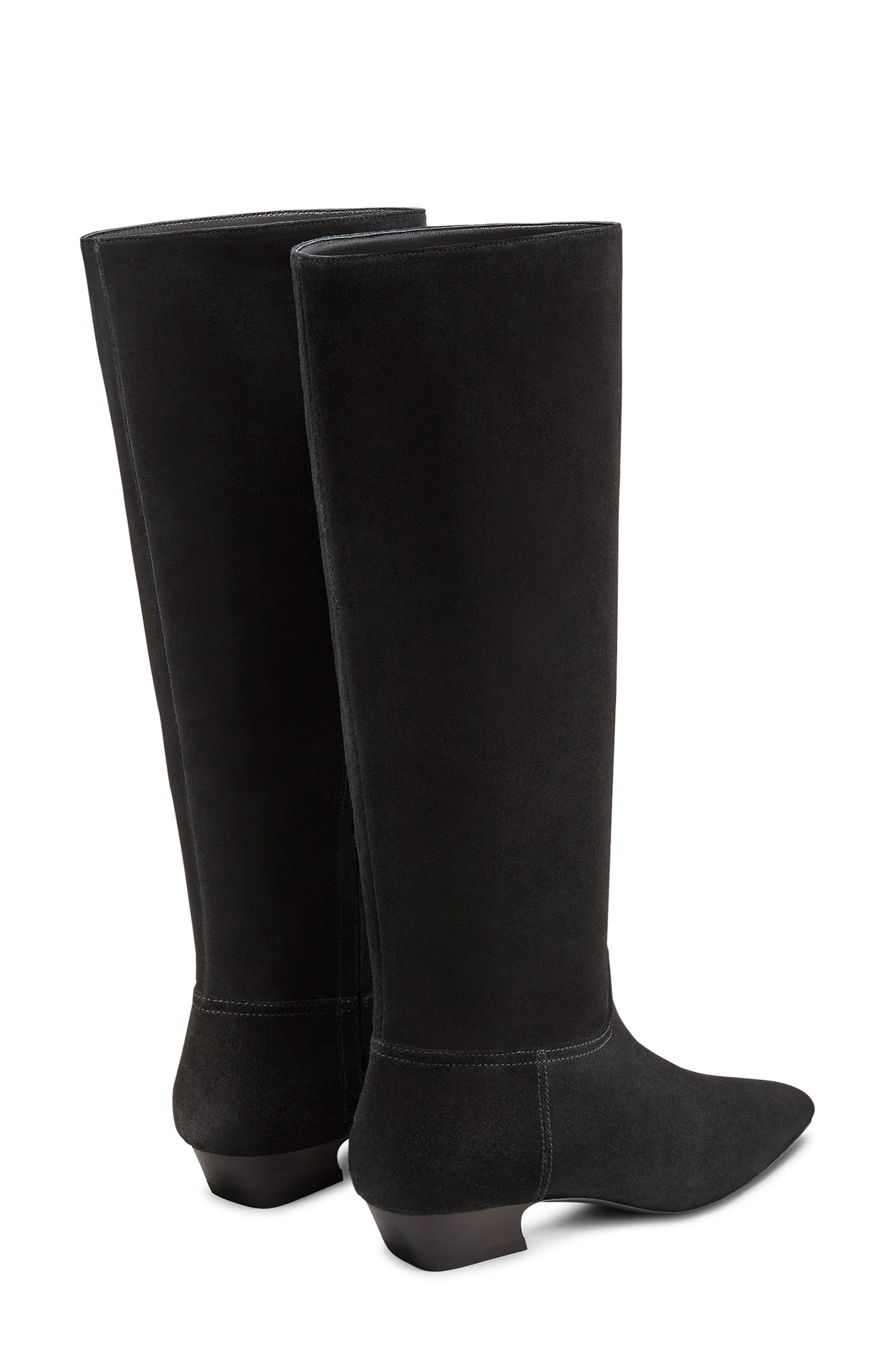 Stuart Weitzman Stassi Knee High Boot, Alternate, color, Black