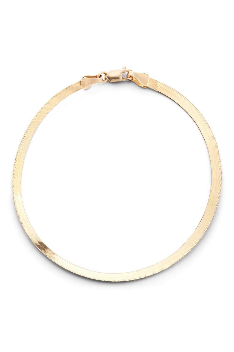 Jewelry Liquid Gold Chain Bracelet, Main, color, YELLOW GOLD