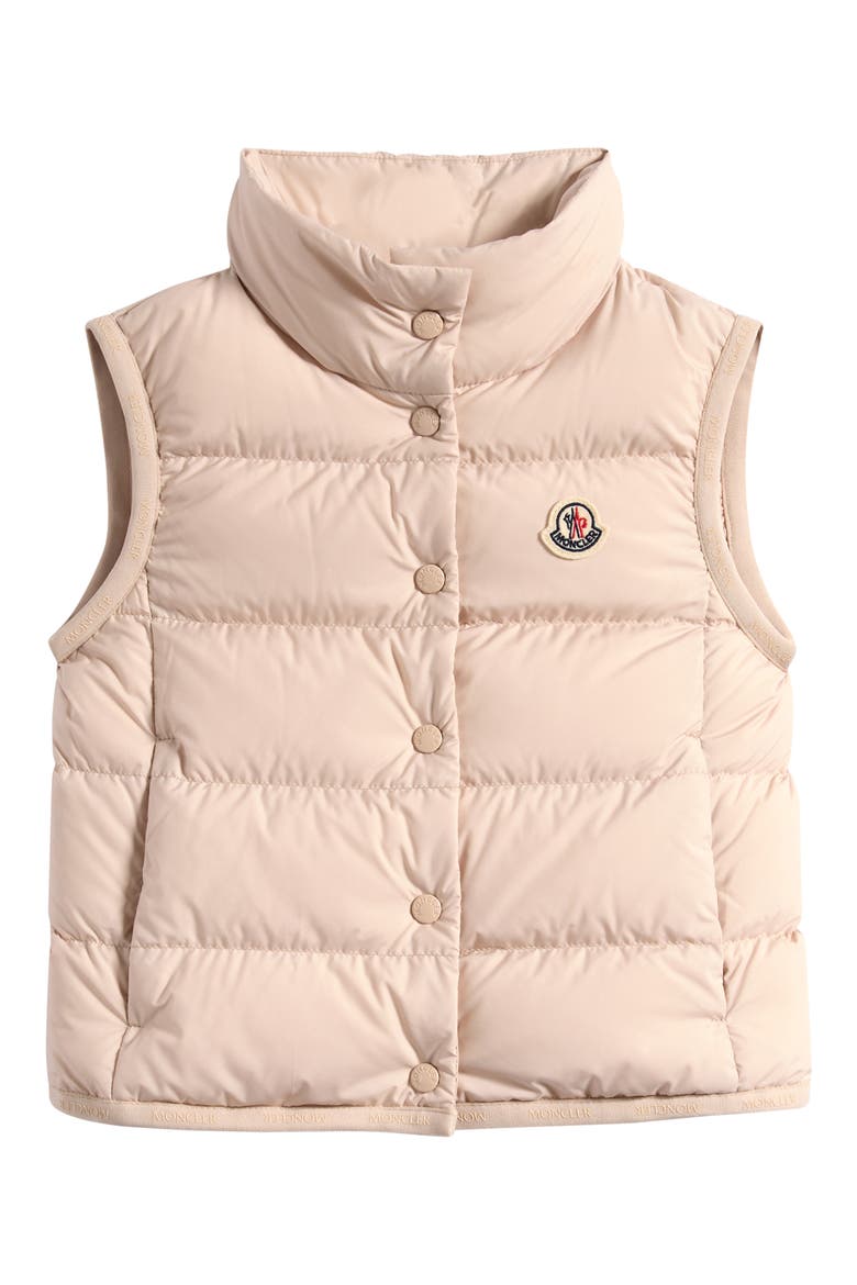 Kids' Badia Down Puffer Vest, Main, color, BEIGE