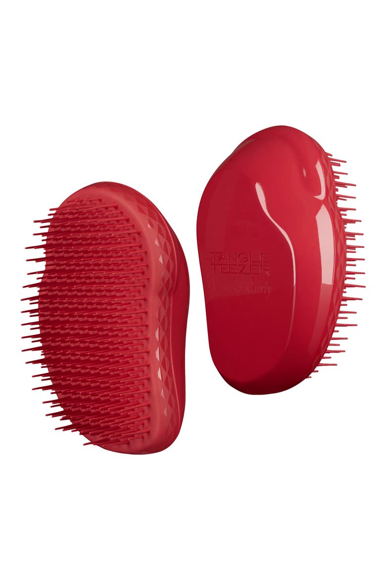 Salsa Red Thick & Curly Detangling Hair Brush, Alternate, color, RED