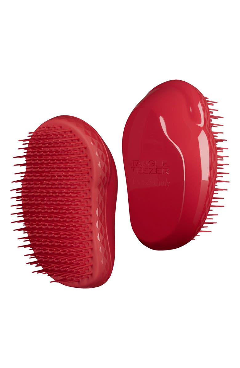Tangle Teezer Salsa Red Thick & Curly Detangling Hair Brush, Alternate, color, 