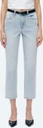 Bayeas High Waist Ankle Straight Leg Jeans