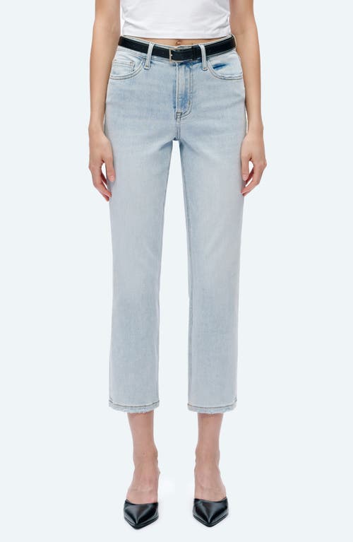 Bayeas High Waist Ankle Straight Leg Jeans
