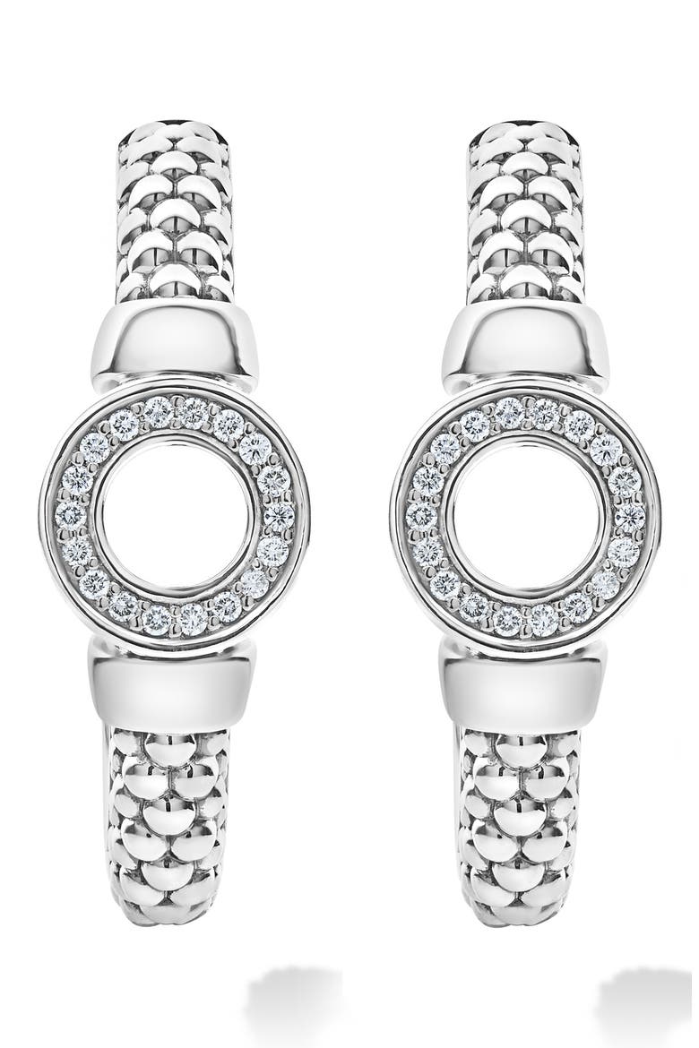 Enso Diamond Hoop Earrings video