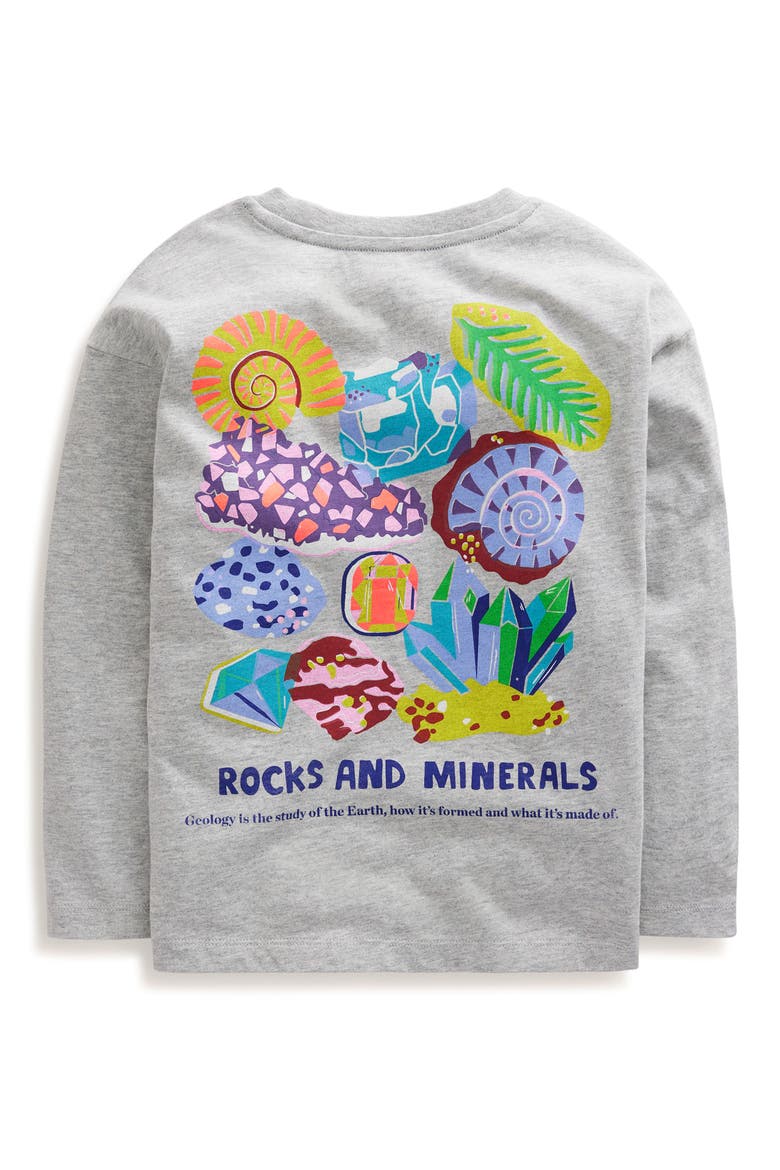 Kids' Education Long Sleeve Graphic T-Shirt, Alternate, color, GREY MARL GEMSTONES