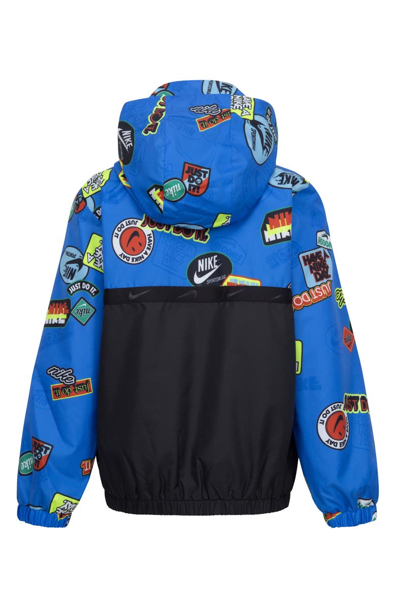 Nike Kids' Half Zip Anorak, Alternate, color, Light Photo Blue