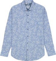 Robert Graham Angola Jacquard Micro Plaid Button-Up Shirt