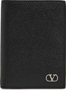 Valentino Garavani VLOGO Signature Bifold Leather Card Holder