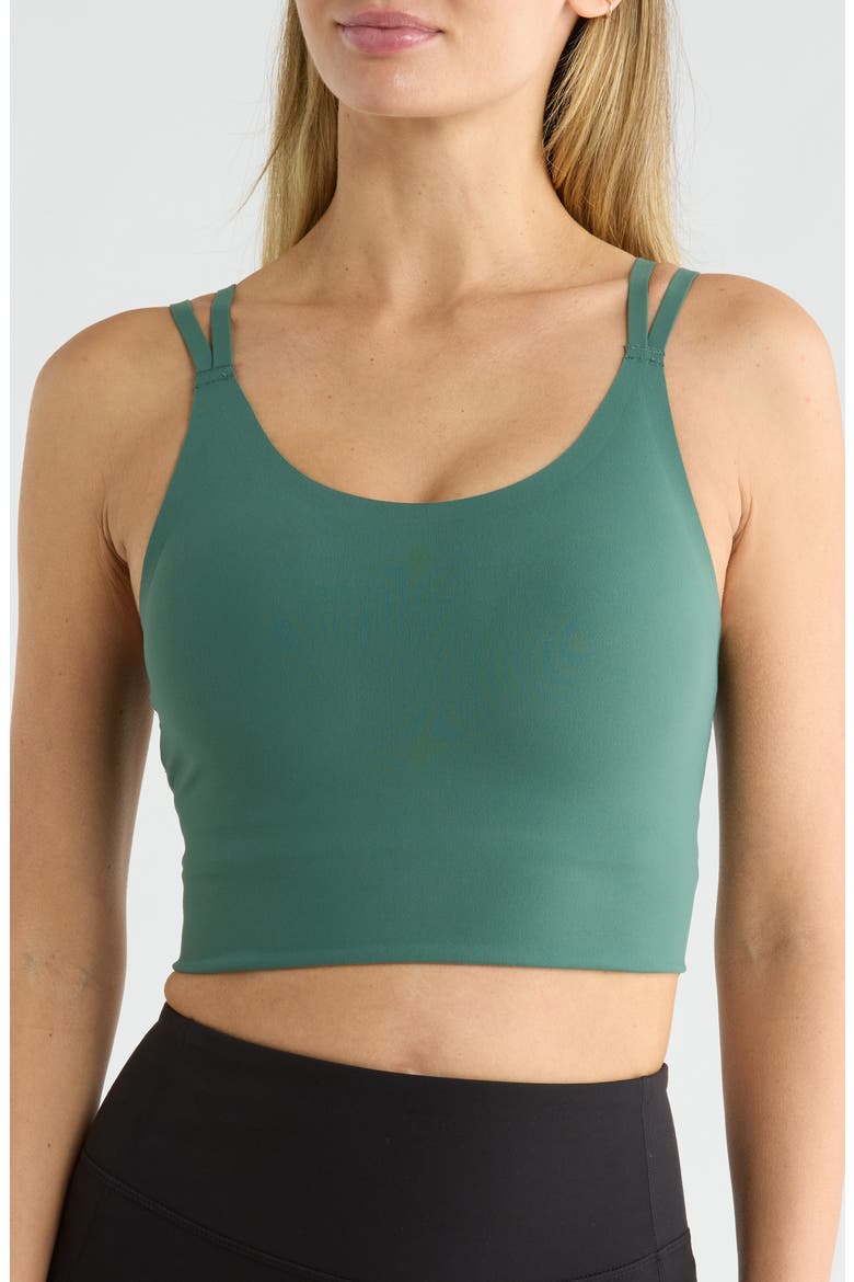 Taylor Longline Sports Bra, Main, color, GARDEN TOPIARY