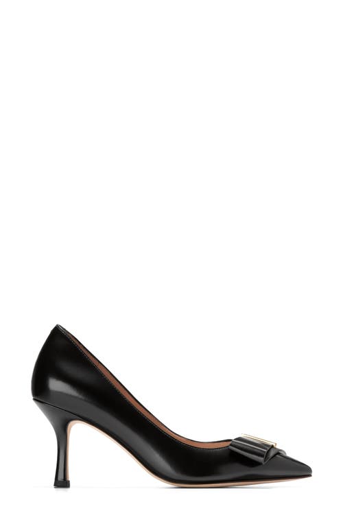 Cole Haan Felicia Bow Pointed Toe Pump In Black