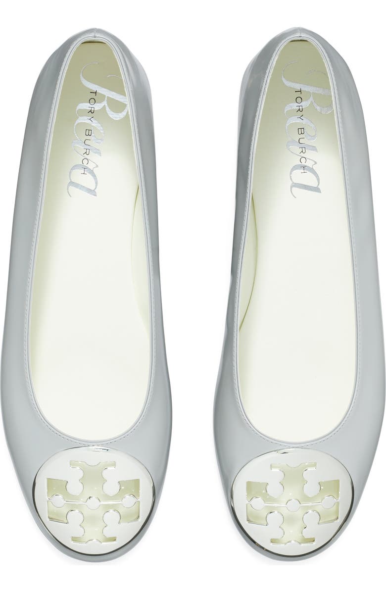 Tory Burch 'Reva' Ballerina Flat, Alternate, color, Loutre Gray