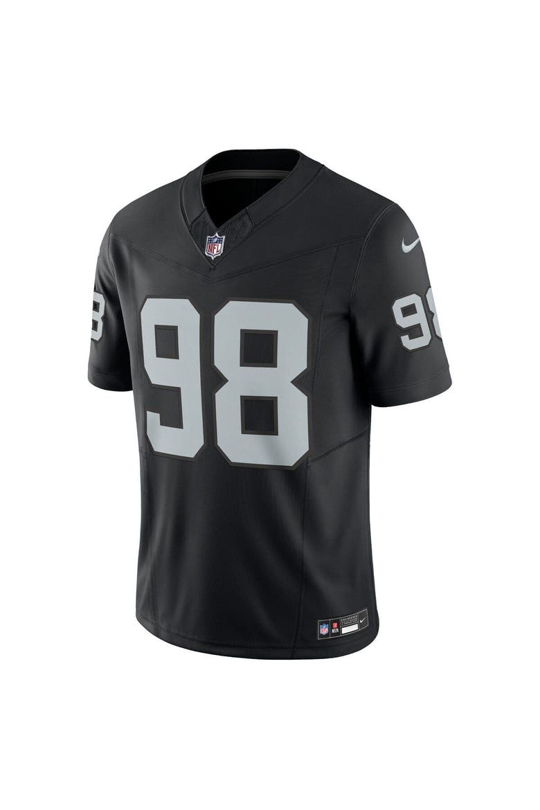 Men's Nike Maxx Crosby Black Las Vegas Raiders Vapor F.U.S.E. Limited Jersey, Alternate, color, Black