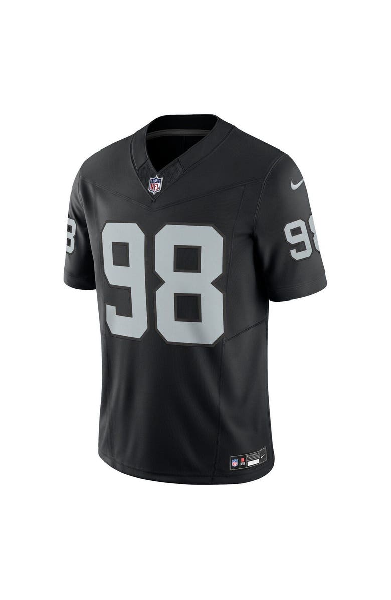 Nike Men's Nike Maxx Crosby Black Las Vegas Raiders Vapor F.U.S.E. Limited Jersey, Alternate, color, Black