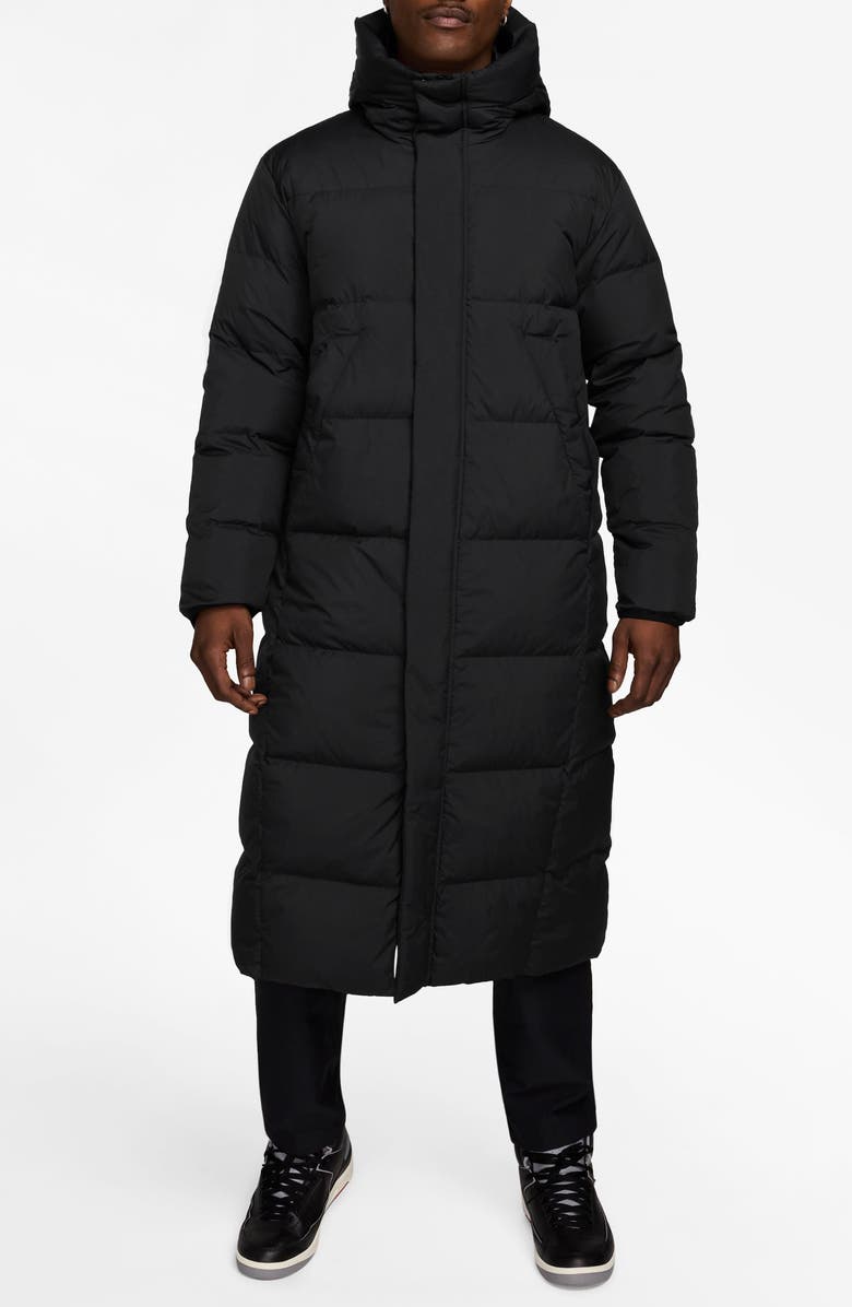 Jordan Flight Longline Down Puffer Parka, Main, color, 