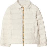 Burberry Checker-tape Nylon Puffer Jacket