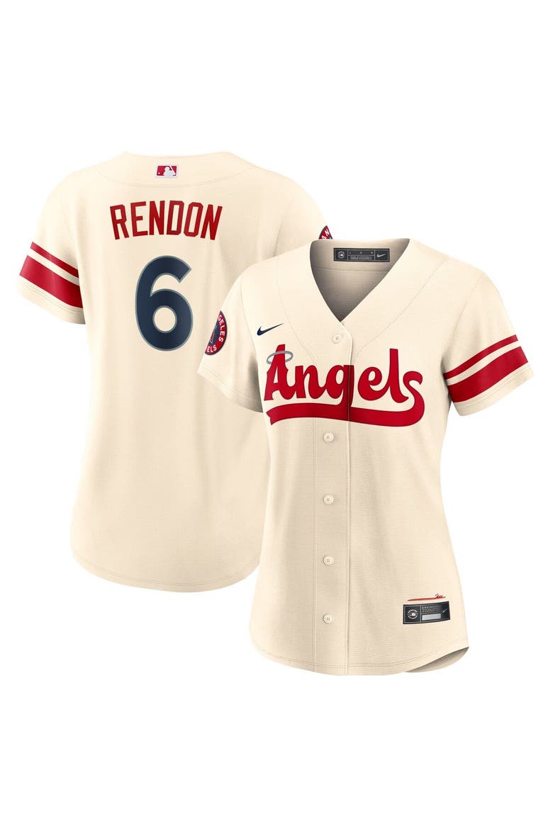 Women's Nike Anthony Rendon Cream Los Angeles Angels City Connect Replica Player Jersey, Main, color, Cream