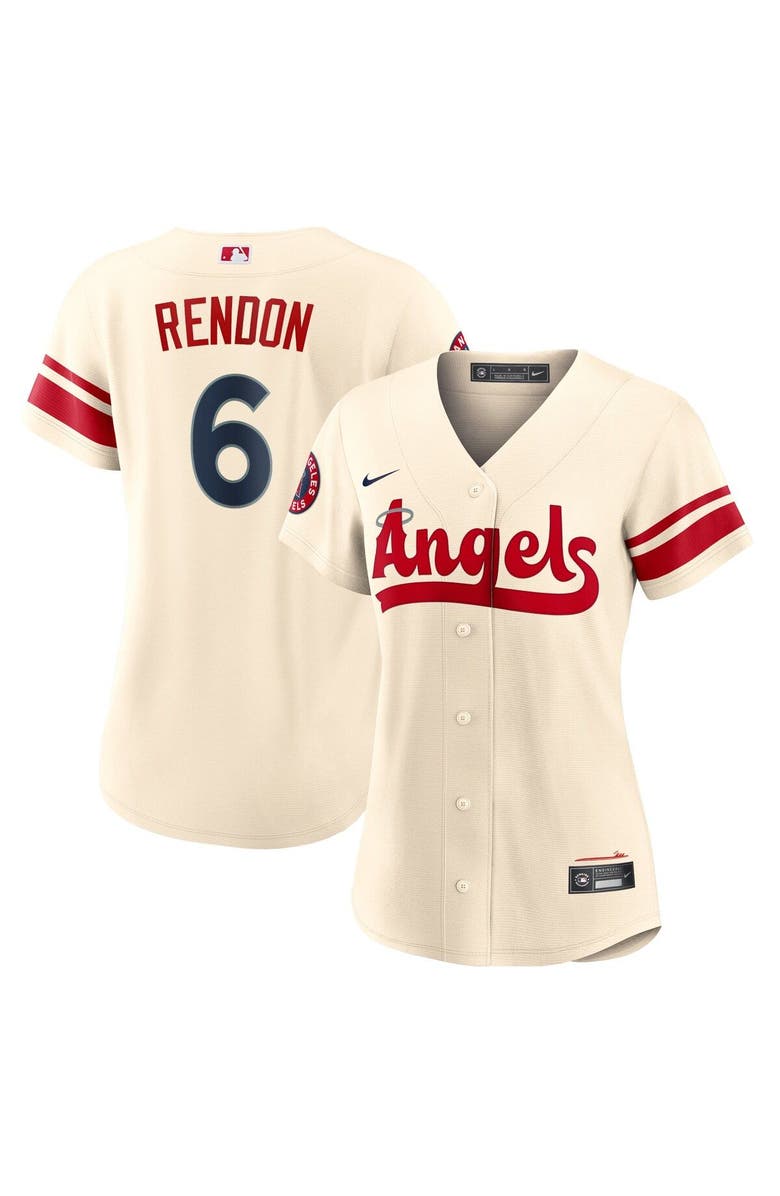 Nike Women's Nike Anthony Rendon Cream Los Angeles Angels City Connect Replica Player Jersey, Main, color, Cream