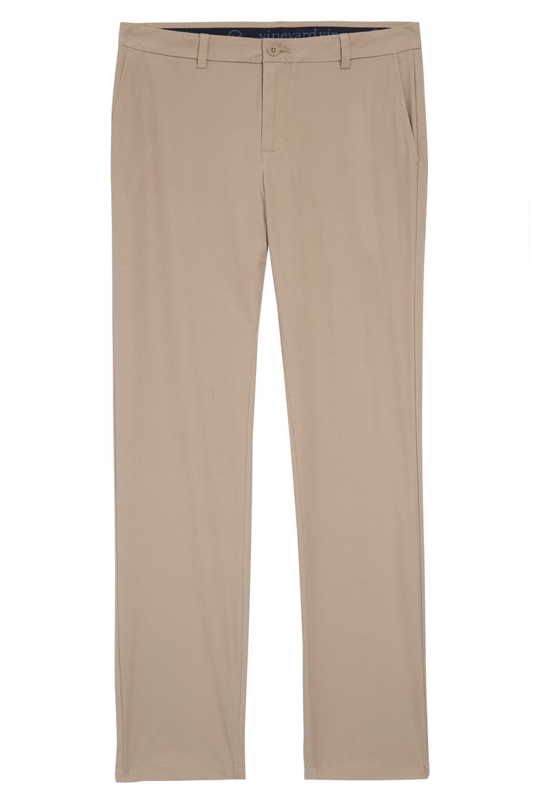 On-The-Go Slim Fit Performance Pants, Main, color, KHAKI