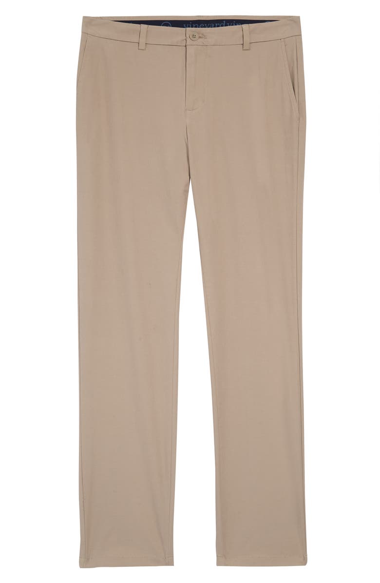 vineyard vines On-The-Go Slim Fit Performance Pants, Main, color, Khaki