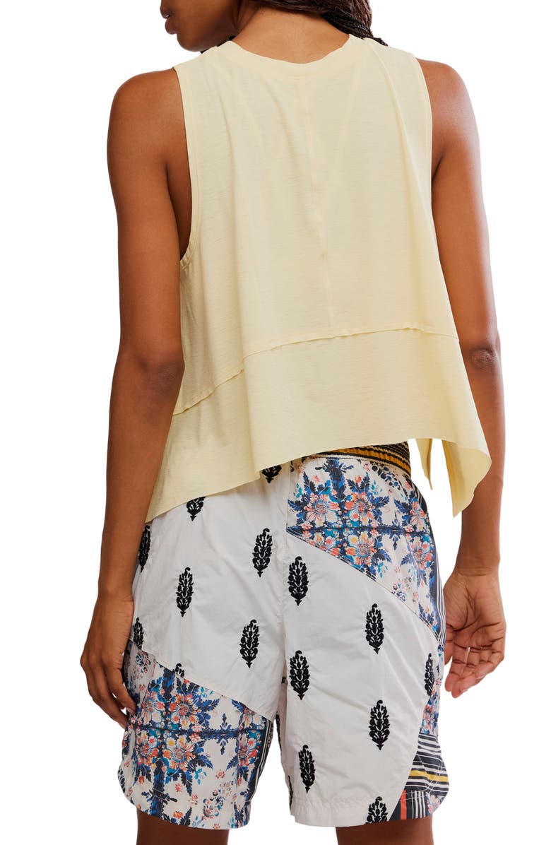 Free People FP Movement Tempo Tank Top, Alternate, color, Sunlit Yellow