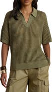 Lauren Ralph Lauren Linen Blend Knit Polo
