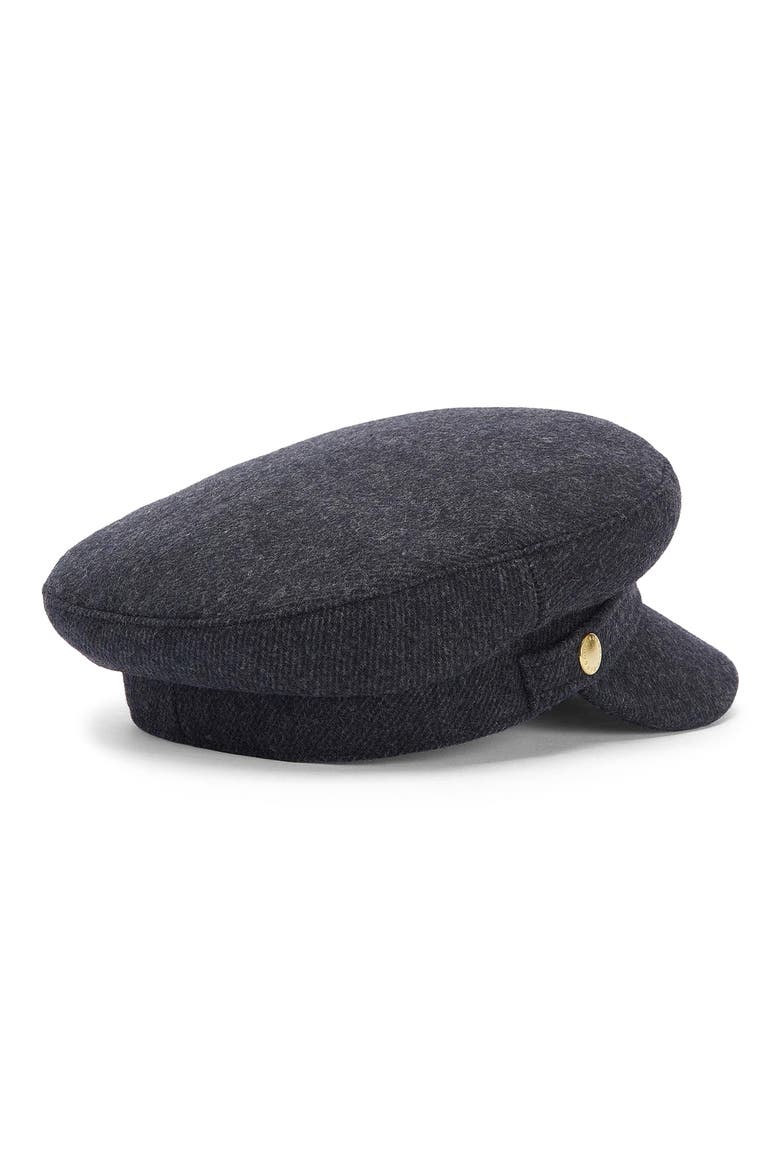 Bothal Newsboy Cap, Alternate, color, CHARCOAL GREY