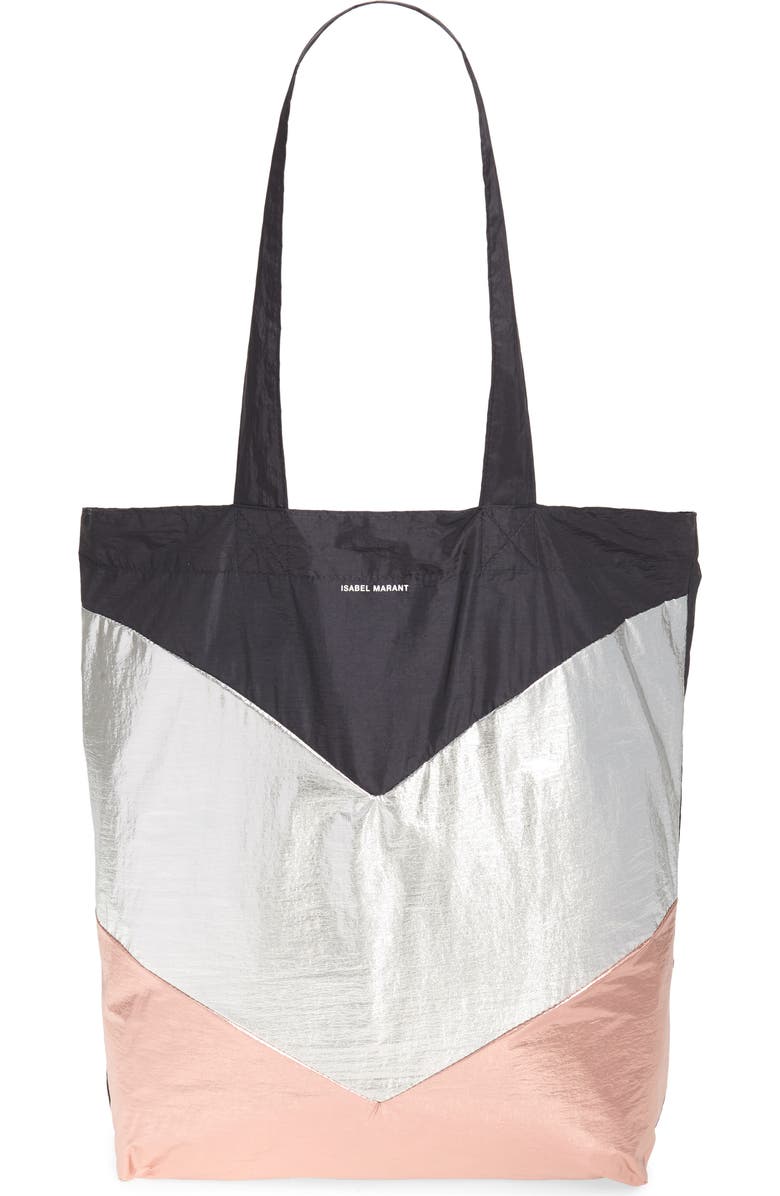 Isabel Marant Woom Packable Nylon Tote, Main, color,