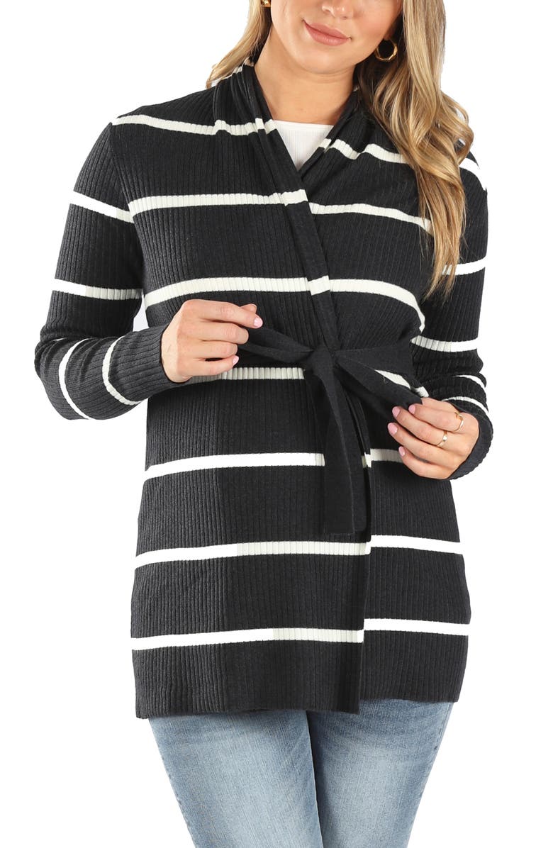 Angel Maternity Stripe Maternity/Nursing Wrap, Alternate, color,