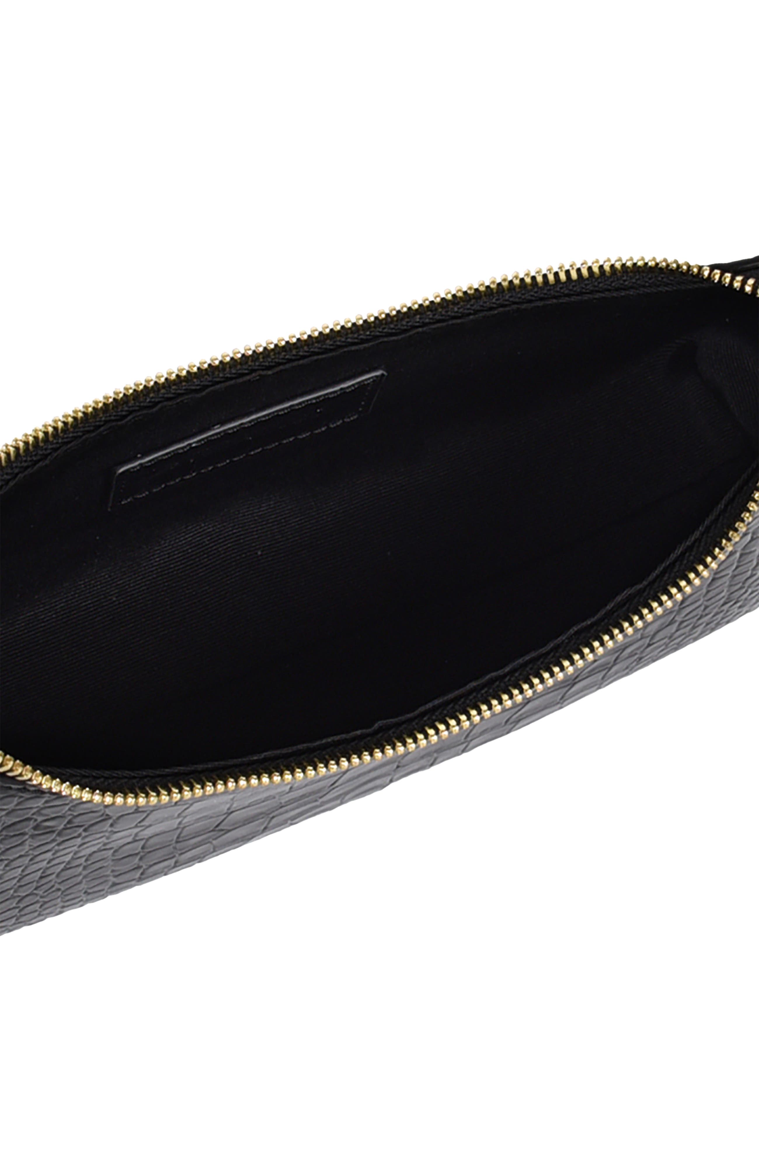 HYER GOODS Upcycled Leather Mini Shoulder Bag, Alternate, color, 