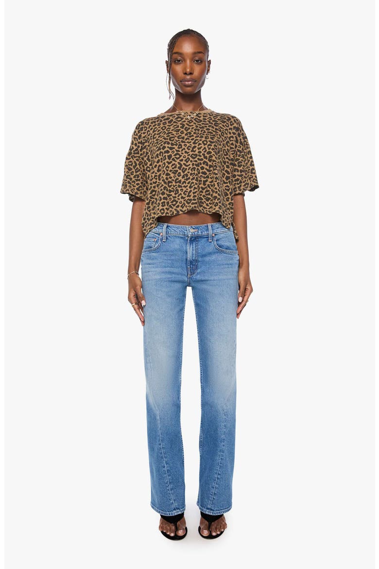 The Boxy Leopard Print Ringer T-Shirt, Alternate, color, LEAP YEAR