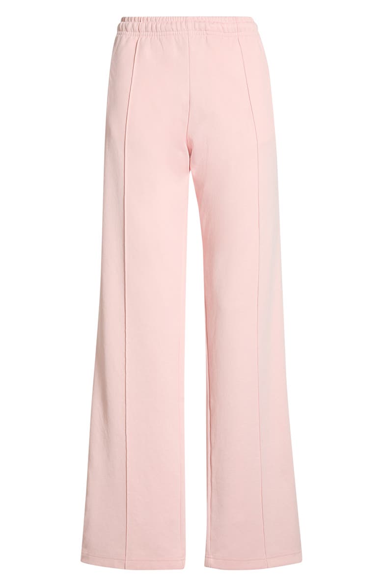 Re/Done Sunland Zip Pocket Track Pants, Main, color, Pink Salt With Red