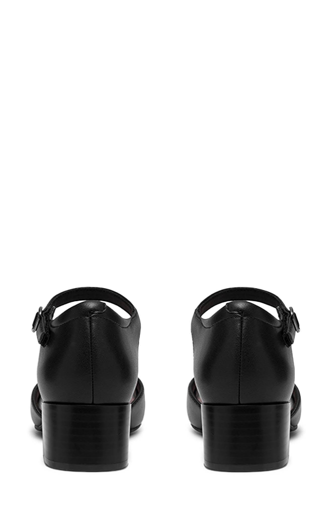 Iridessa Ankle Strap Pump, Alternate, color, BLACK LEATHER