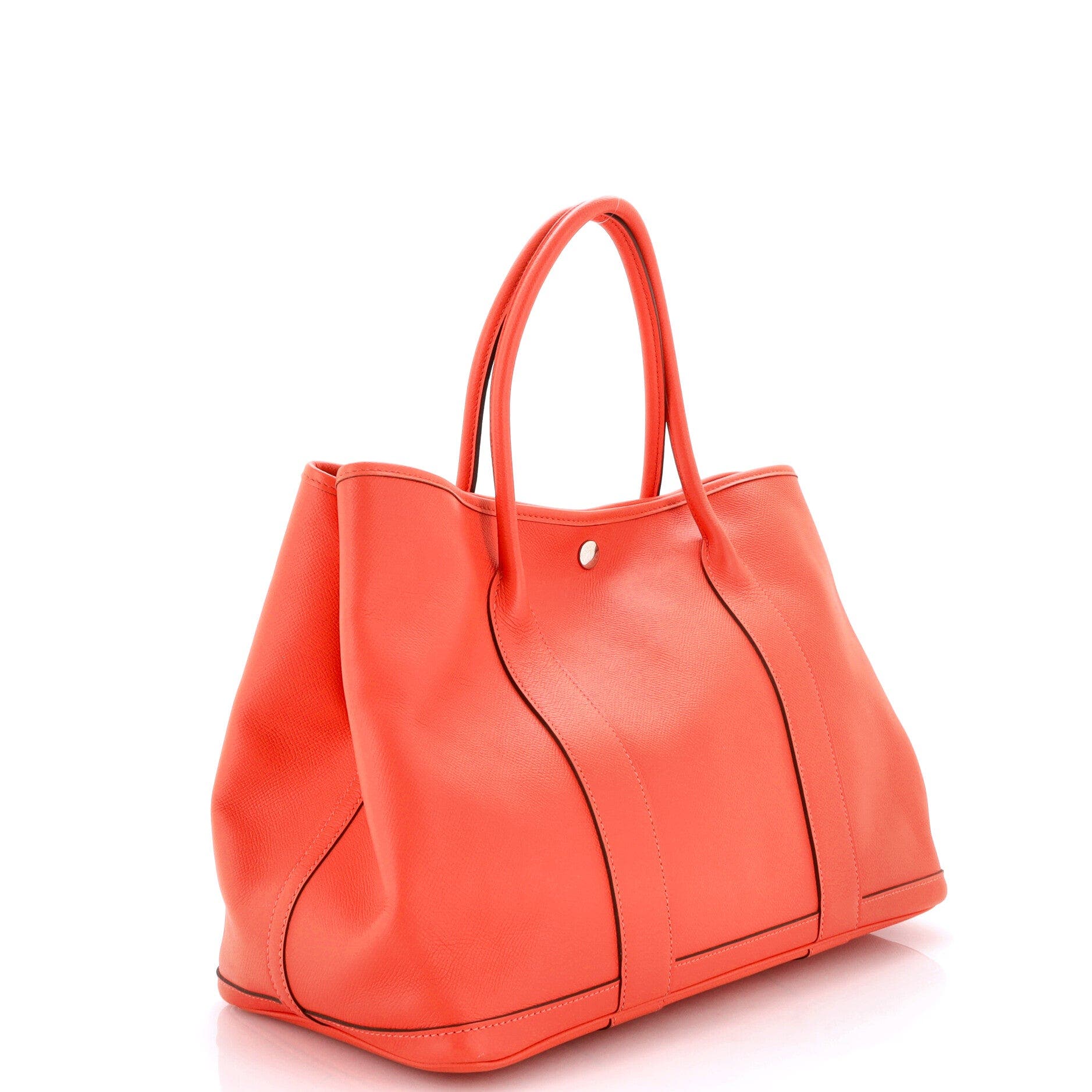 Garden Party Tote Leather 36, Alternate, color, Red