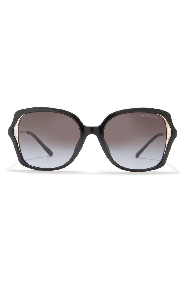 Michael Kors 55mm Square Interlaken Modern Sunglasses, Main, color, 