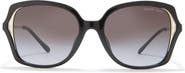 Michael Kors 55mm Square Interlaken Modern Sunglasses