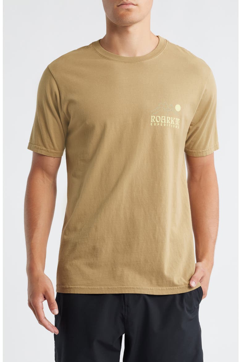 Forever Roaming Graphic T-Shirt, Main, color, KHAKI