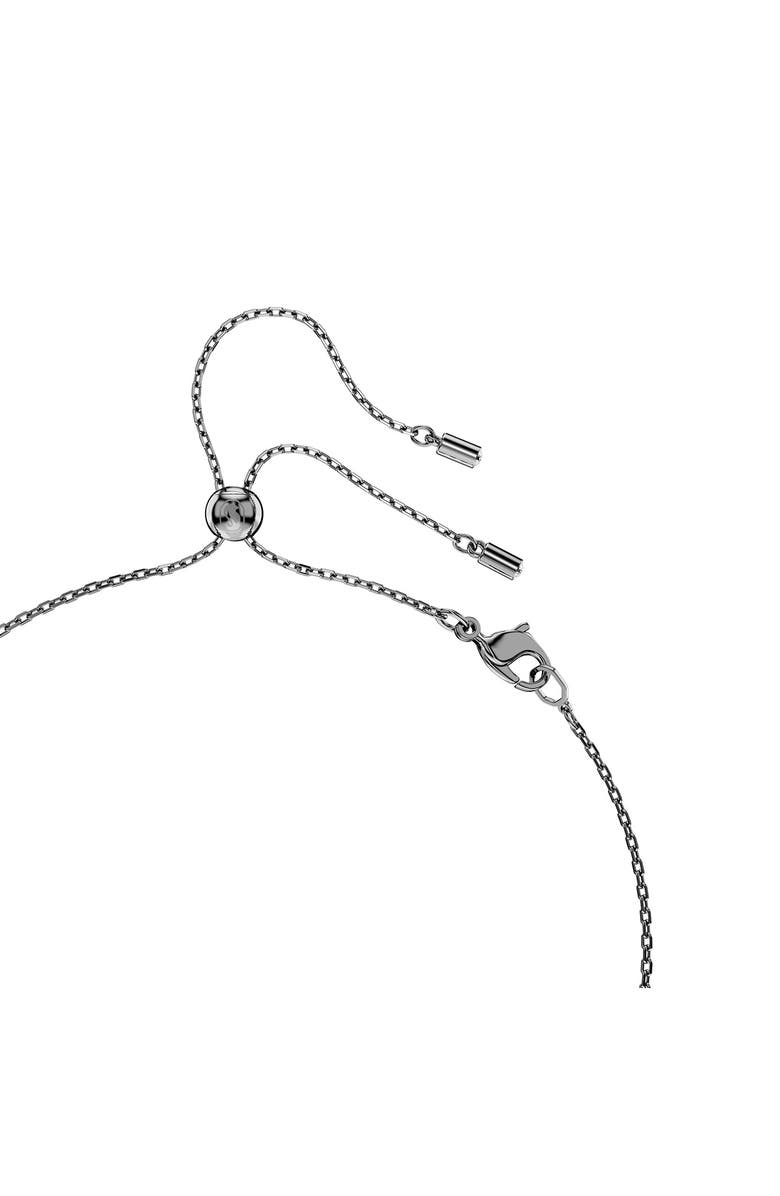 Swarovski Mesmera Pendant Necklace, Alternate, color, Grey/ Silver