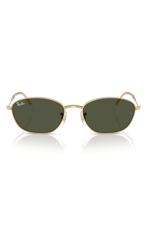58mm Irregular Oval Sunglasses